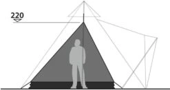 Robens Universal Moskitonetz, 380x380x220cm, Schwarz -Günstiges Robens Geschäft 106048 0 5