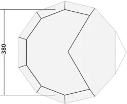 Robens Universal Moskitonetz, 380x380x220cm, Schwarz -Günstiges Robens Geschäft 106048 0 6