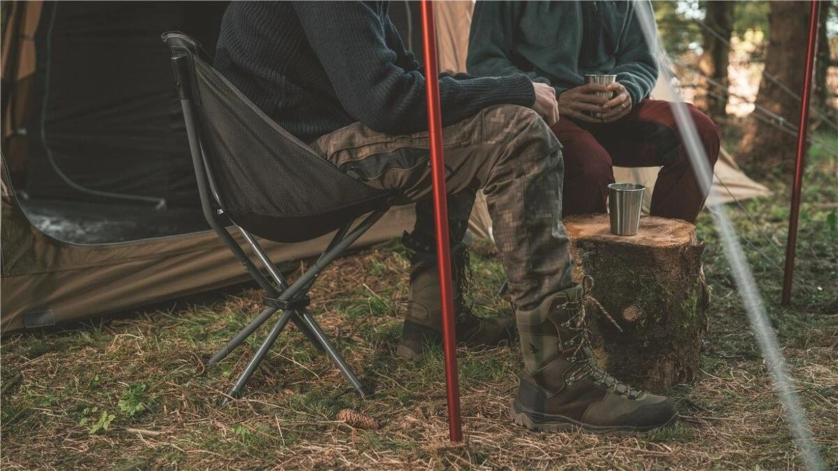 Robens Searcher Faltstuhl, 52x50x74cm, Schwarz 5 Robens Searcher Faltstuhl, 52x50x74cm, Schwarz – Bild 5