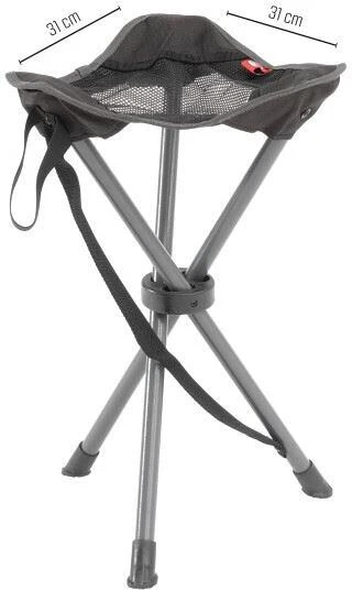 Robens Searcher Dreibeinhocker, 32,5x35,5x47cm, Schwarz 2 Robens Searcher Dreibeinhocker, 32,5x35,5x47cm, Schwarz – Bild 2