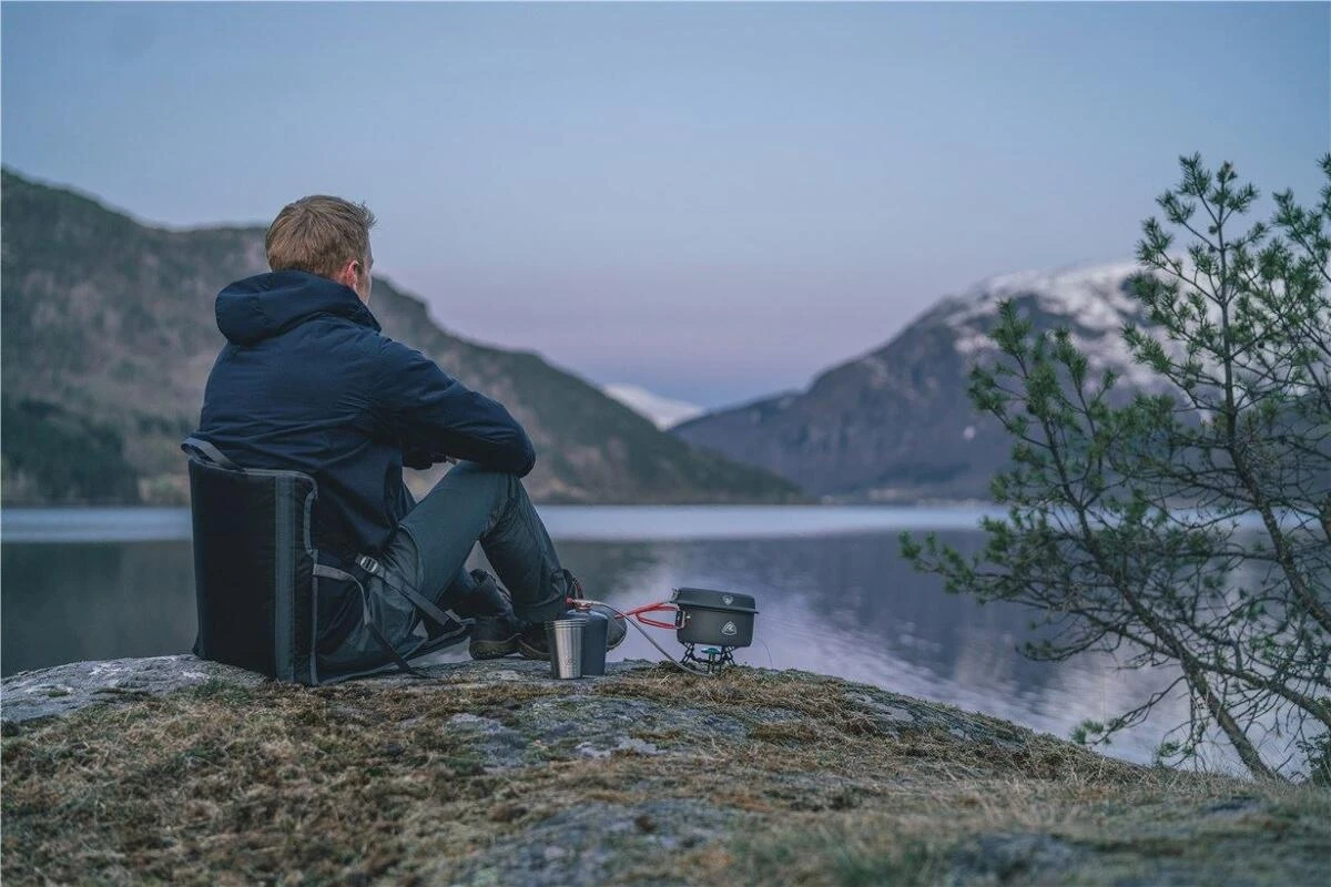 Robens Traveler Faltsitz, 40x43x43cm, Schwarz 2 Robens Traveler Faltsitz, 40x43x43cm, Schwarz – Bild 2