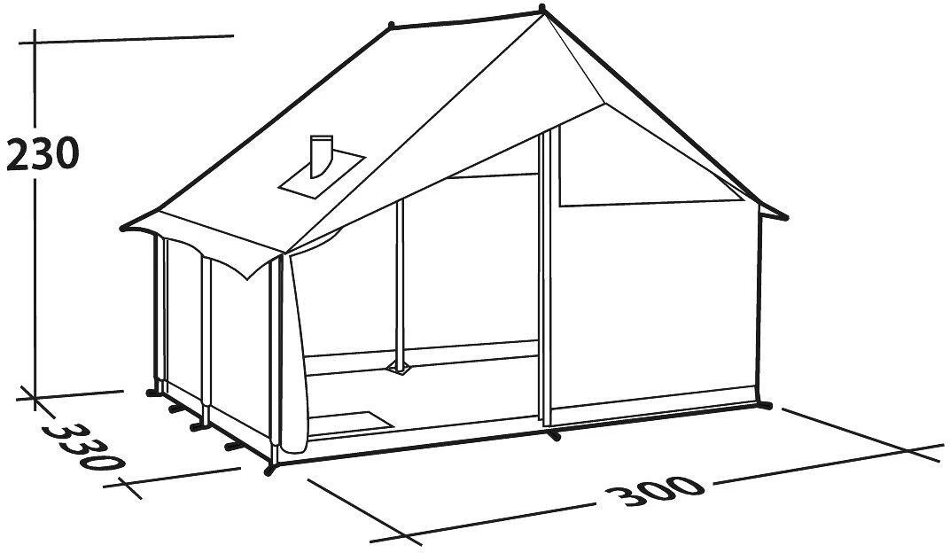 Robens Prospector Castle Firstzelt, 8-Personen, 300x330cm, Khaki 8 Robens Prospector Castle Firstzelt, 8-Personen, 300x330cm, Khaki – Bild 8
