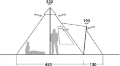 Robens Kiowa Tipi-Zelt, 10-Personen, 580x450cm, Beige -Günstiges Robens Geschäft 56406 7