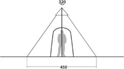 Robens Kiowa Tipi-Zelt, 10-Personen, 580x450cm, Beige -Günstiges Robens Geschäft 56406 8