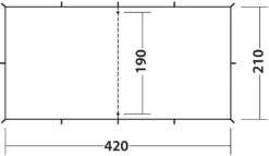 Robens Prospector Tarp Sonnensegel, 420x210cm, Khaki -Günstiges Robens Geschäft 56437 2