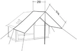 Robens Prospector Tarp Sonnensegel, 420x210cm, Khaki -Günstiges Robens Geschäft 56437 4