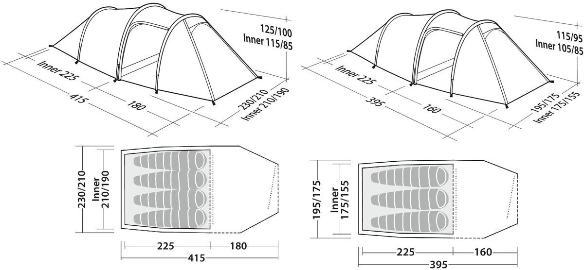 Robens Voyager Versa Tunnelzelt, Grün 12 Robens Voyager Versa Tunnelzelt, Grün – Bild 12