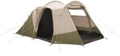 Robens Double Dreamer 5 Tunnelzelt, 5-Personen, 475x280cm, Sandfarben/grün