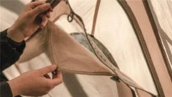 Robens Wolf Moon 5XP Tunnelzelt, 5-Personen, 545x300cm, Sandfarben/grün -Günstiges Robens Geschäft 82035 7