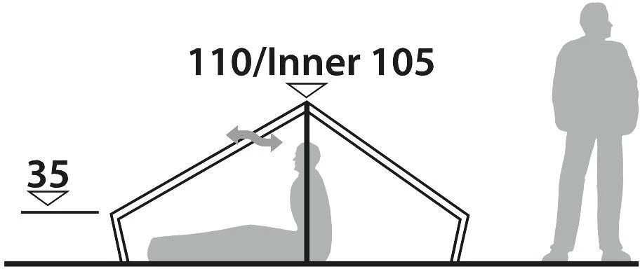 Robens Chaser 3XE Tunnelzelt, 3-Personen, 230x215cm, Dunkelgrün 11 Robens Chaser 3XE Tunnelzelt, 3-Personen, 230x215cm, Dunkelgrün – Bild 11