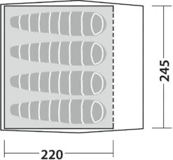 Robens Yukon Shelter Firstzelt, 4-Personen, 245x285cm, Khaki 21 Robens Yukon Shelter Firstzelt, 4-Personen, 245x285cm, Khaki -Günstiges Robens Geschäft 95339 0 10