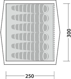 Robens Prospector Shanty Firstzelt, 6-Personen, 300x250cm, Khaki -Günstiges Robens Geschäft 95340 0 6