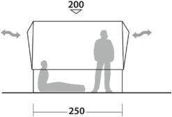 Robens Prospector Shanty Firstzelt, 6-Personen, 300x250cm, Khaki -Günstiges Robens Geschäft 95340 0 7
